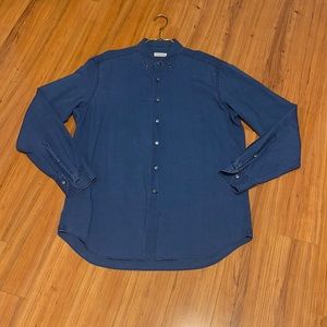 Men’s Denim Style Button Long Sleeve Shirt